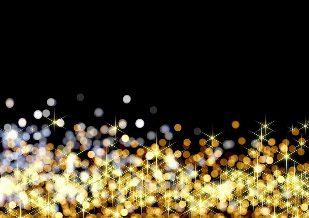 Goldener Glitter