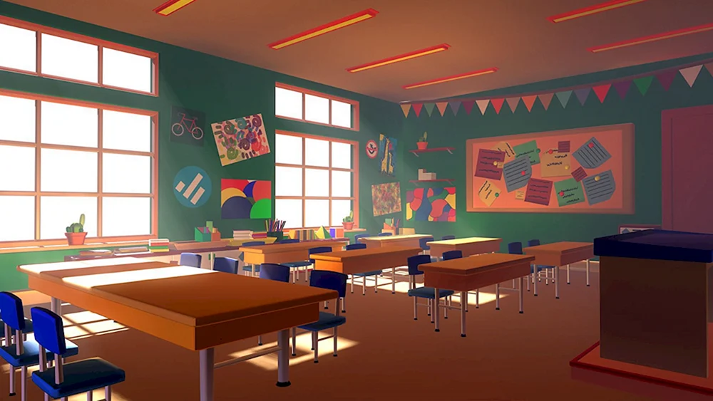 Schulklassenzimmer Hintergrund