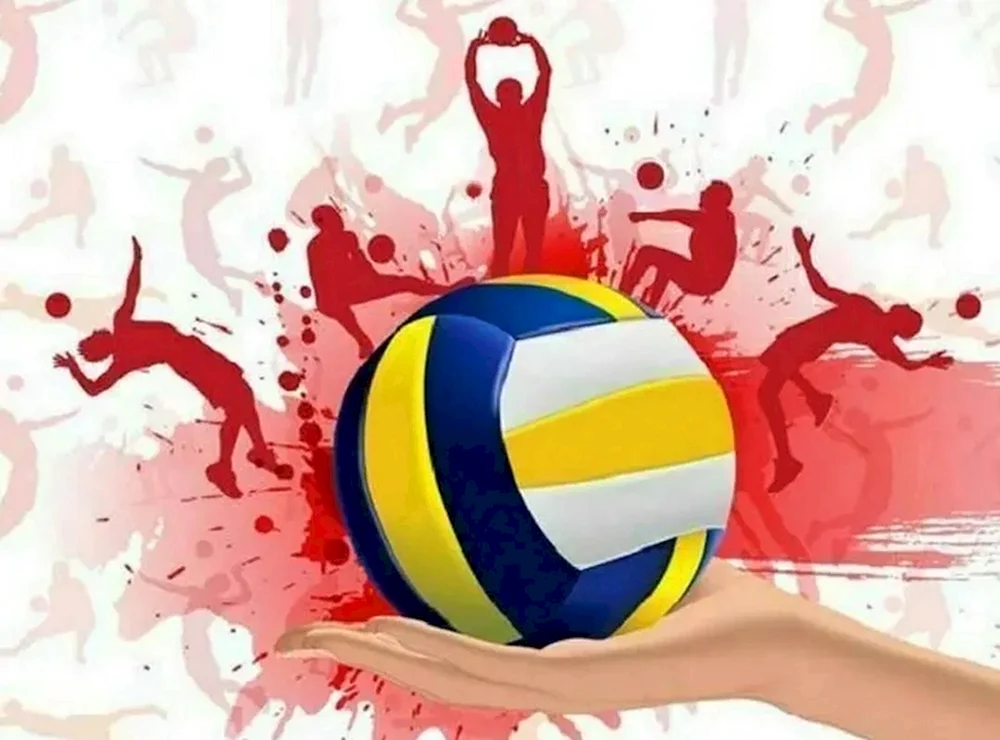 Volleyballhintergrund