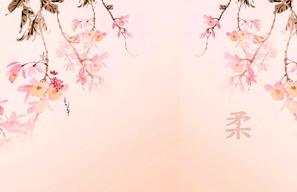 Wandbild im japanischen Stil