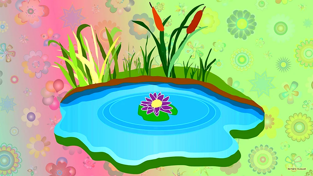 Fluss Zeichnung