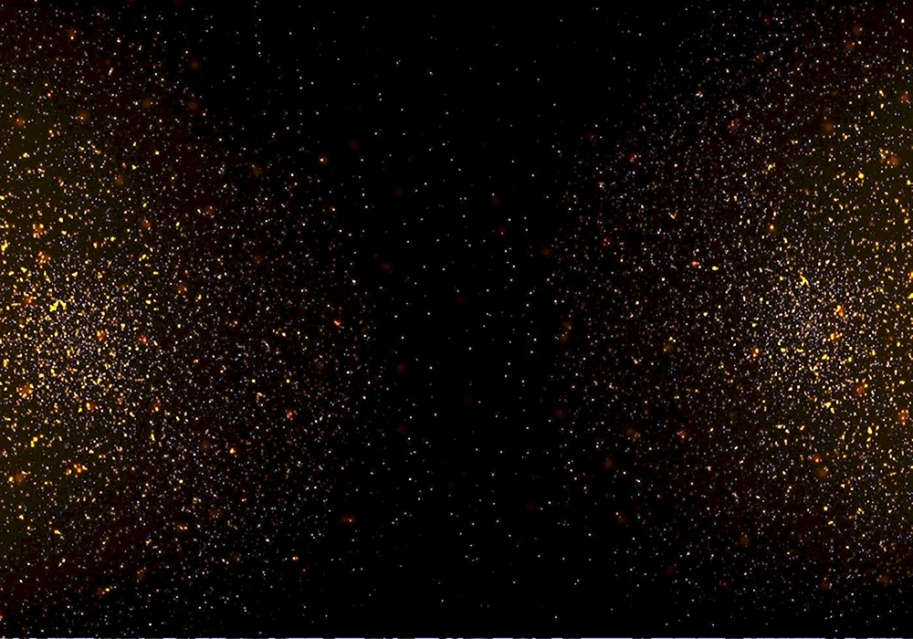 Gold auf schwarzem Hintergrund