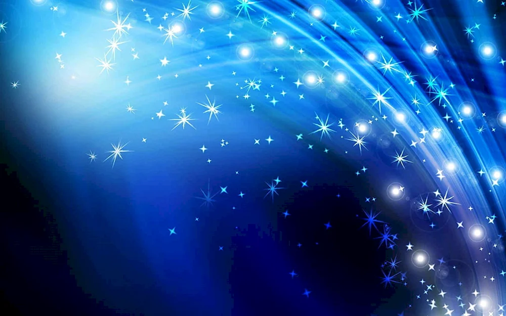 Blauer Glitzer