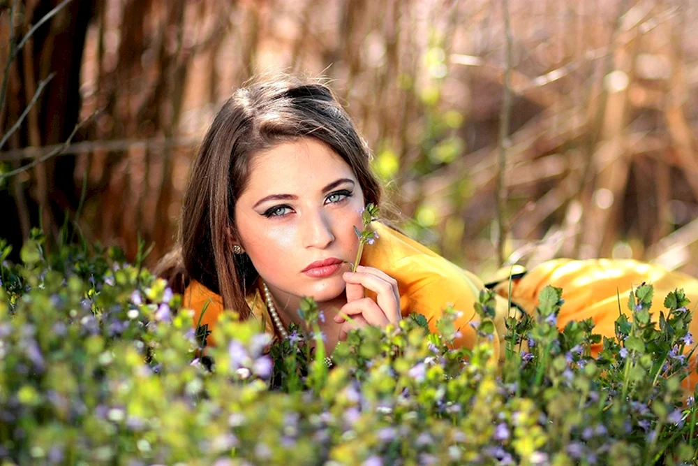 Fotoportrait in der Natur