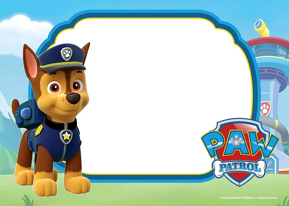 Puppy Patrol Einladungskarten