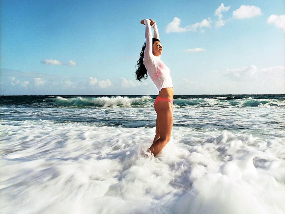Mädchen am Meer