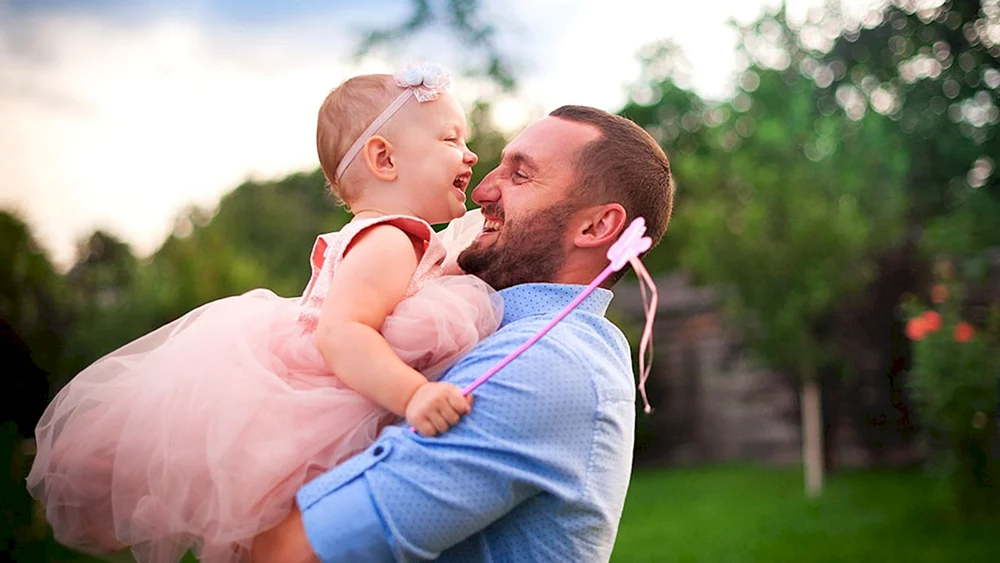 Fotoshooting Papa und Tochter