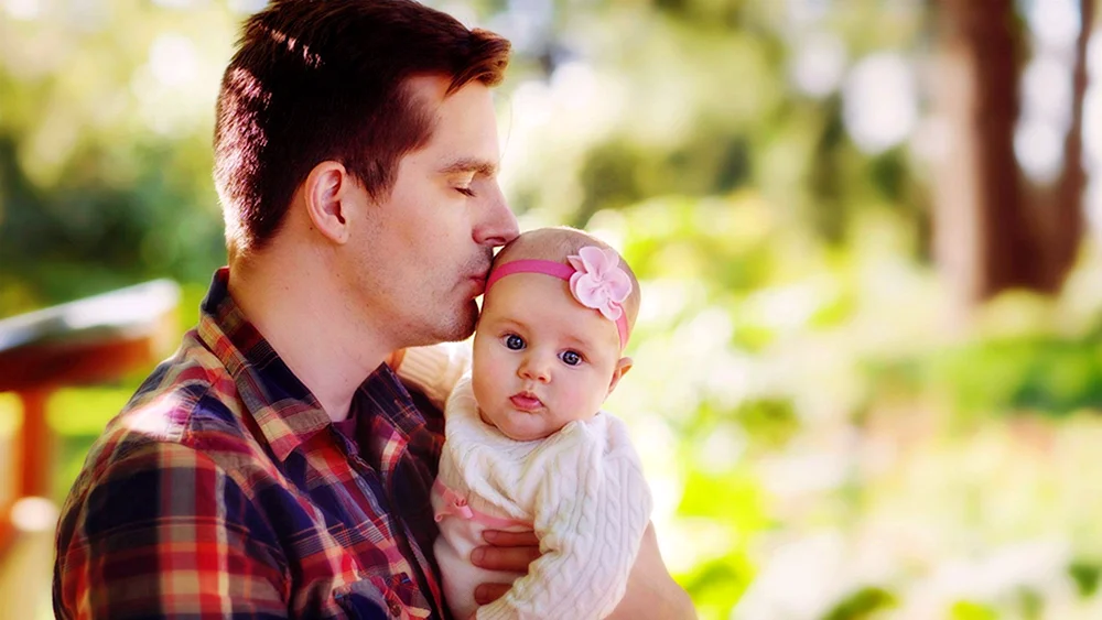 Fotoshooting mit Papa