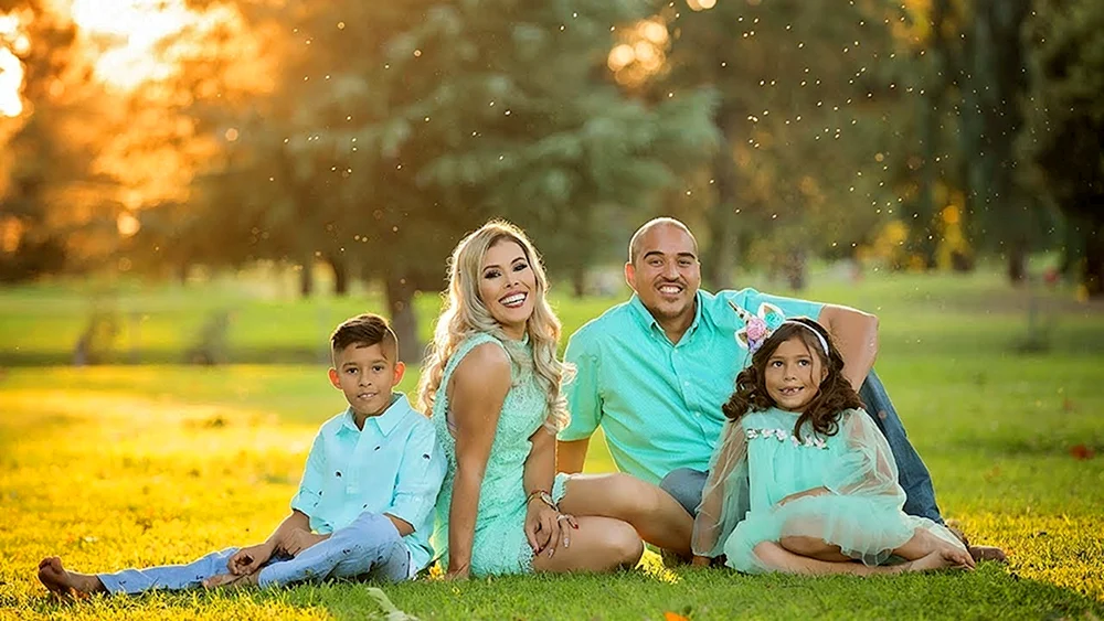 Familienfotoshooting in der Natur