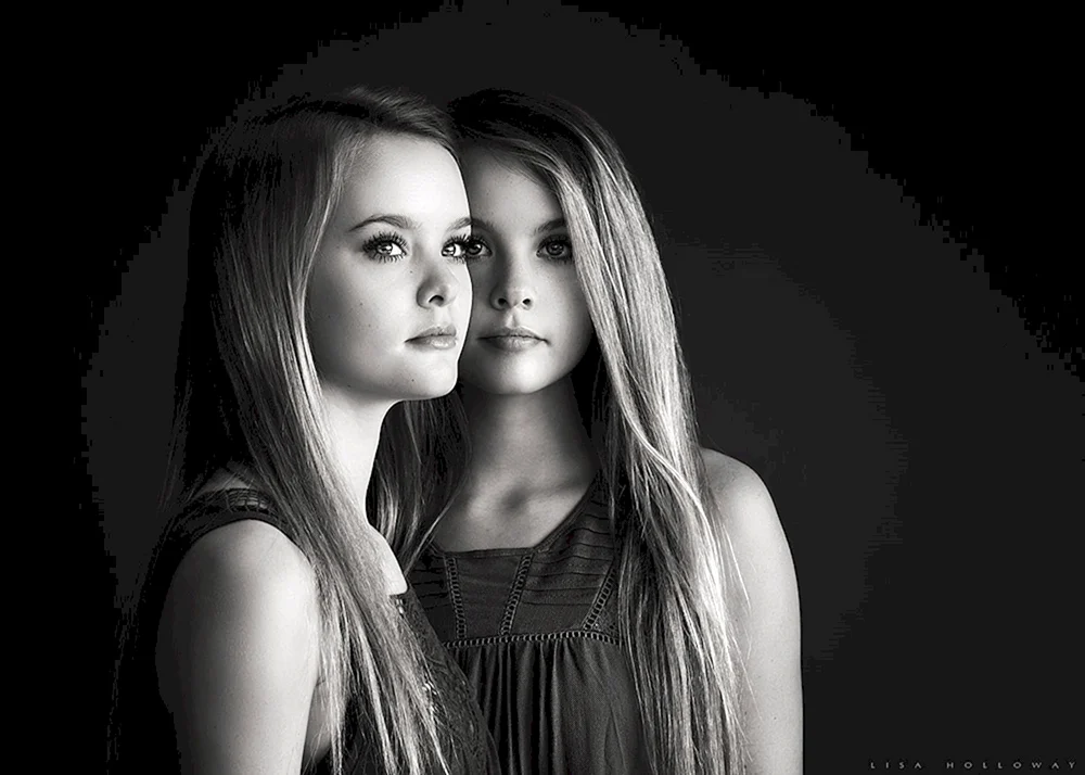 Fotoshooting der Schwestern