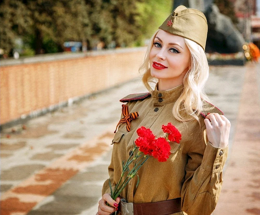 Fotoshooting im Militärstil