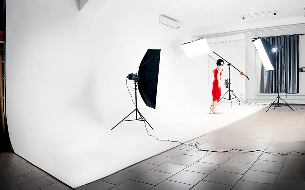 Beleuchtung für Fotostudio. Fotografie