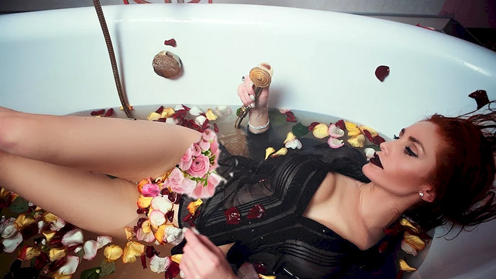 Bulgaris Füße in der Badewanne