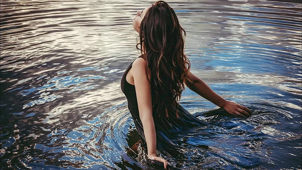 Fotoshooting im Wasser