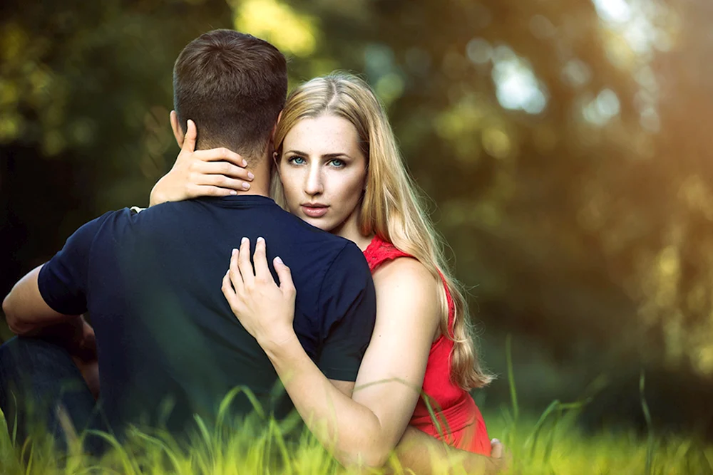 Mann und Frau Liebe