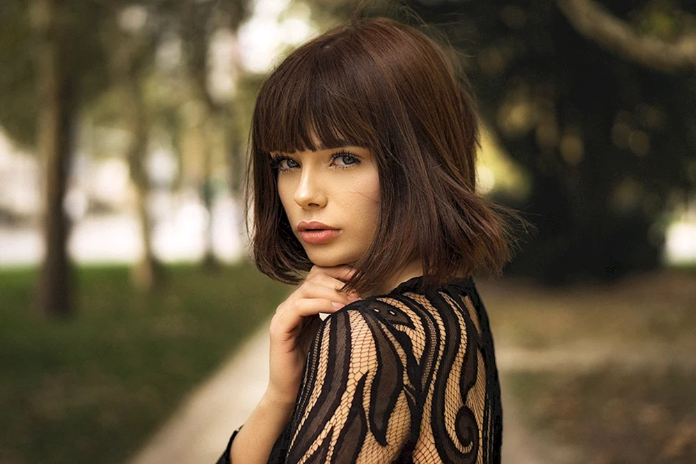 Französisches Model Marie Grippon