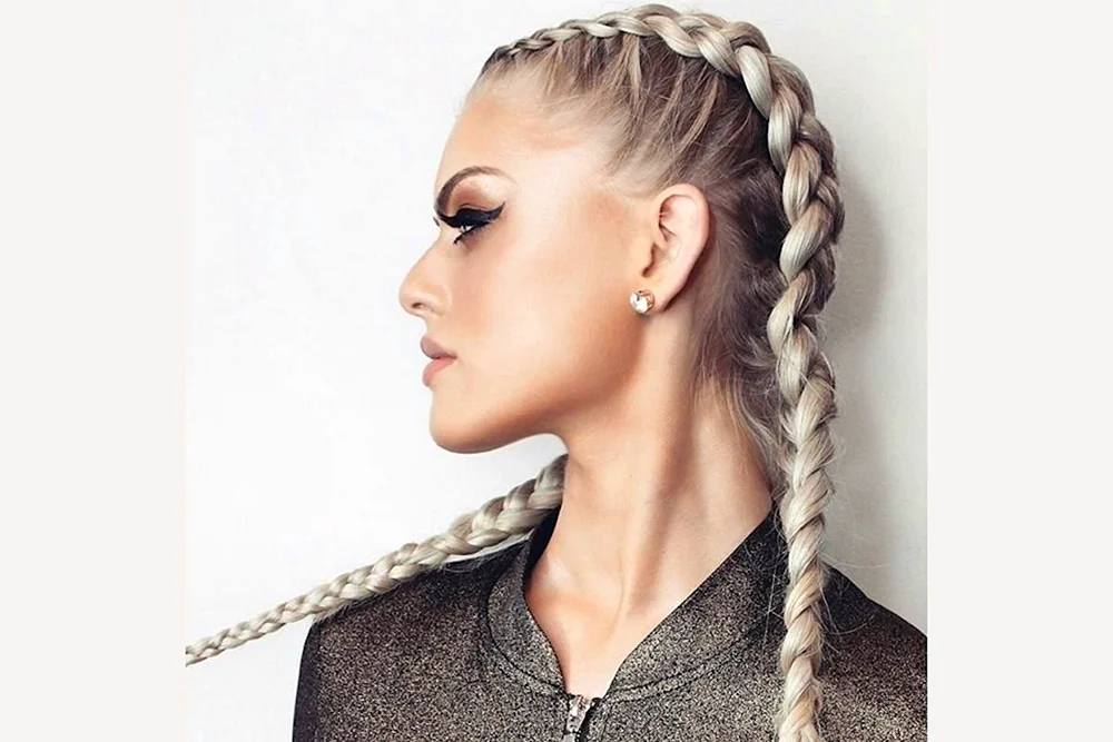 Französische Boxer-Braids