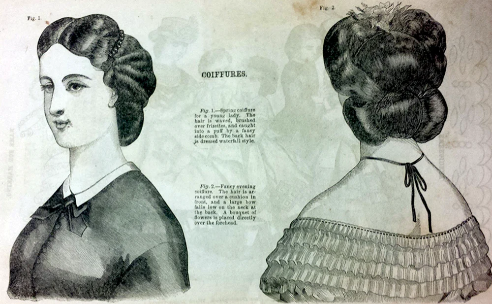 Französische Frisuren des 19. Jahrhunderts