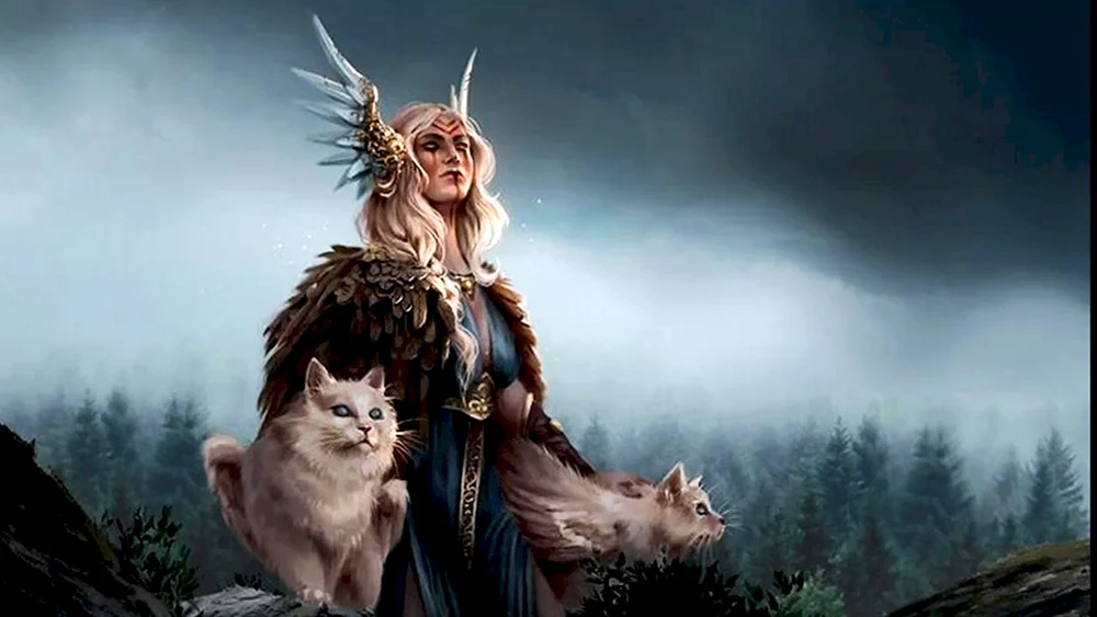 Freya Göttin von Skandinavien