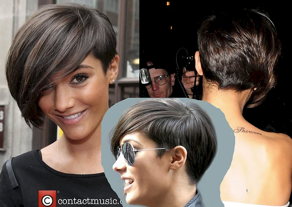 Frankie Sandford kurzer Haarschnitt
