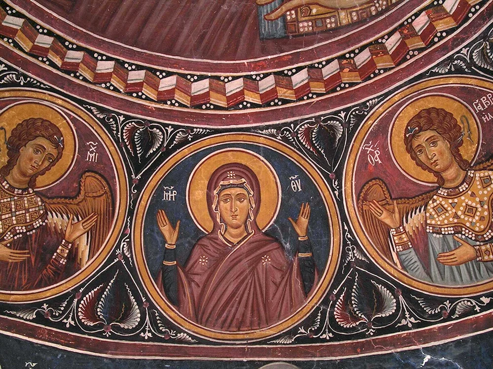 Byzantinische Freskenmalerei