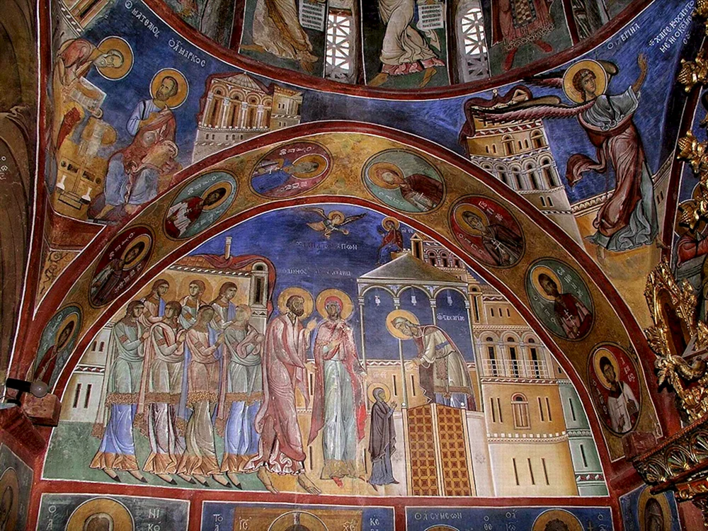 Byzantinische Freskenmalerei