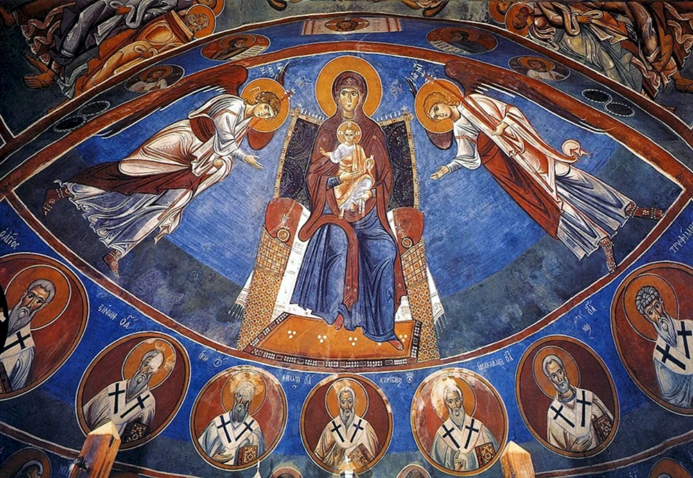 Byzantinische Freskenmalerei