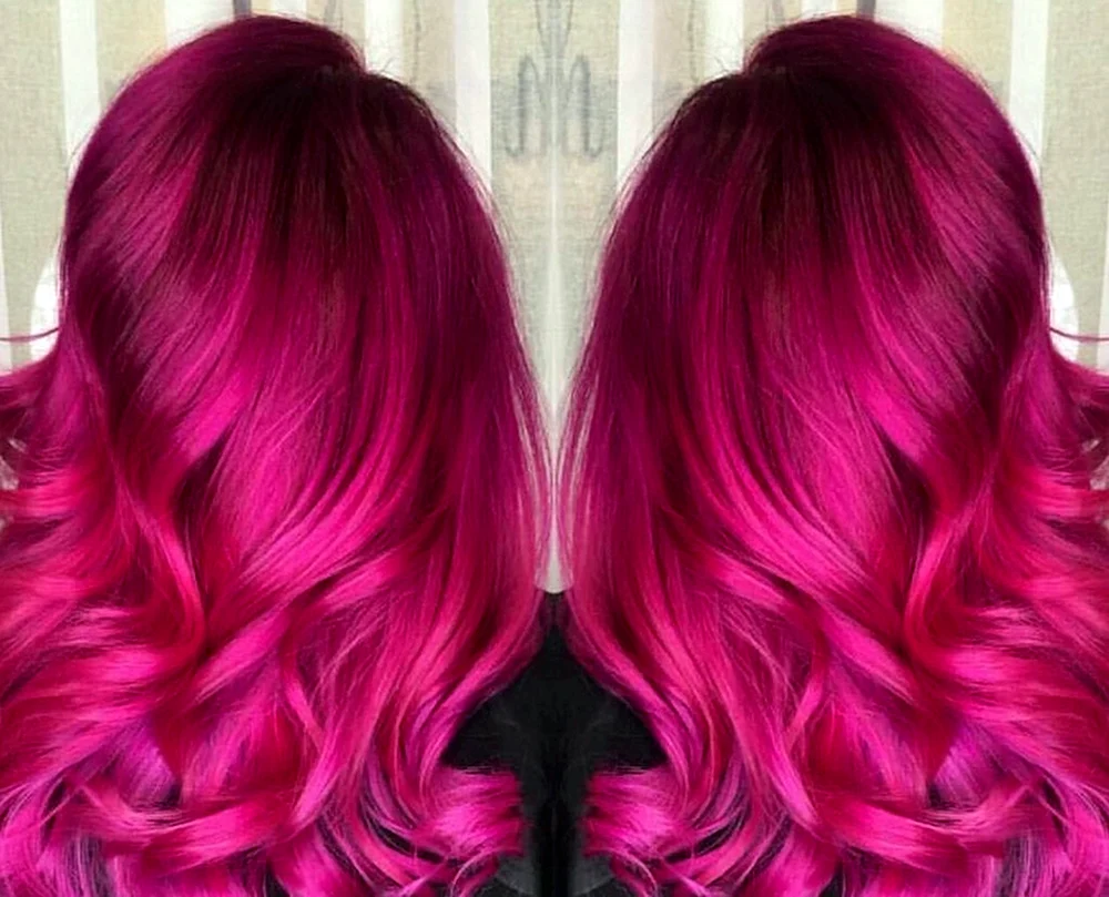 Fuchsia Haarfarbe