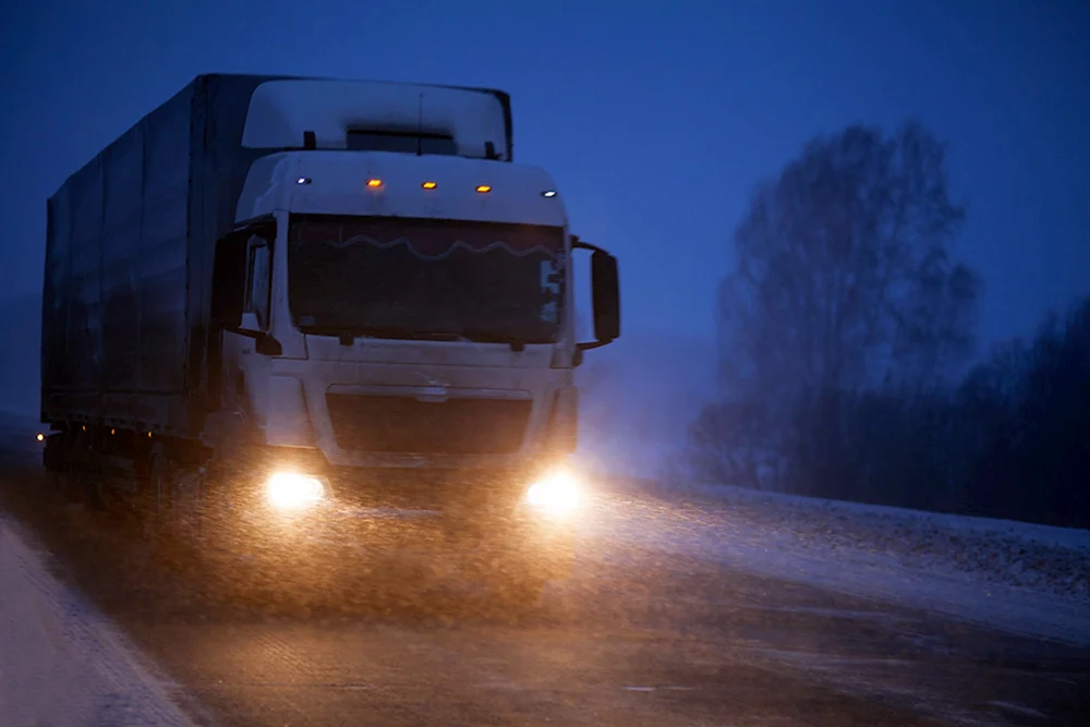 Lastkraftwagenfahrer Scania