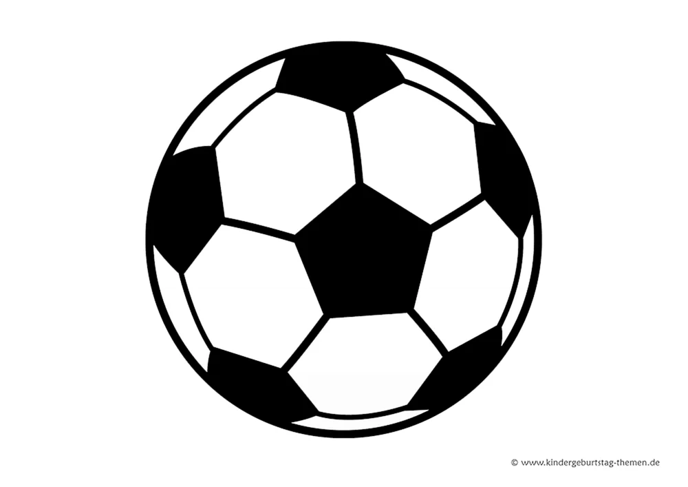 Fußball ausmalen