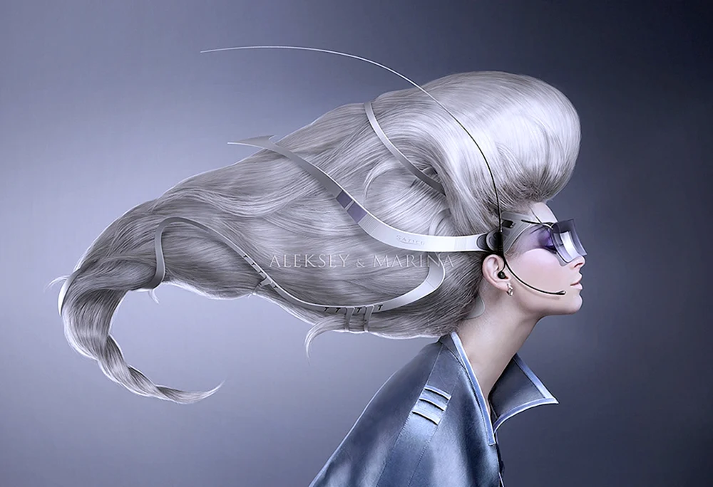 Futuristische Frisuren