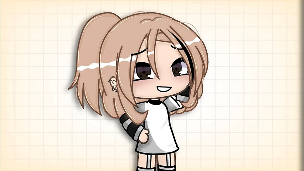 Gacha Life weißer Charakter