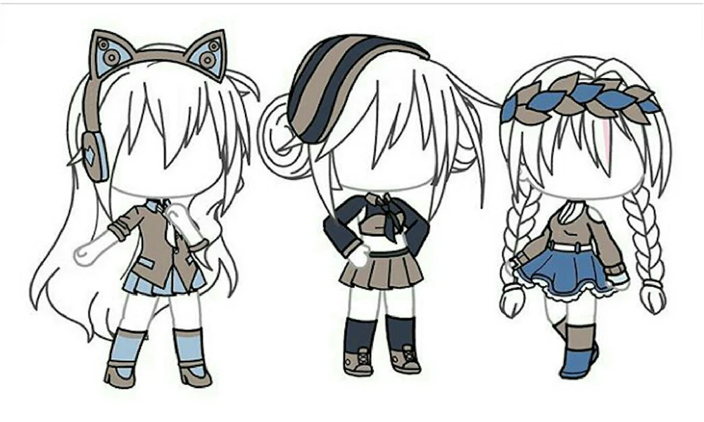 Ausmalbilder Gacha Life Dämonen