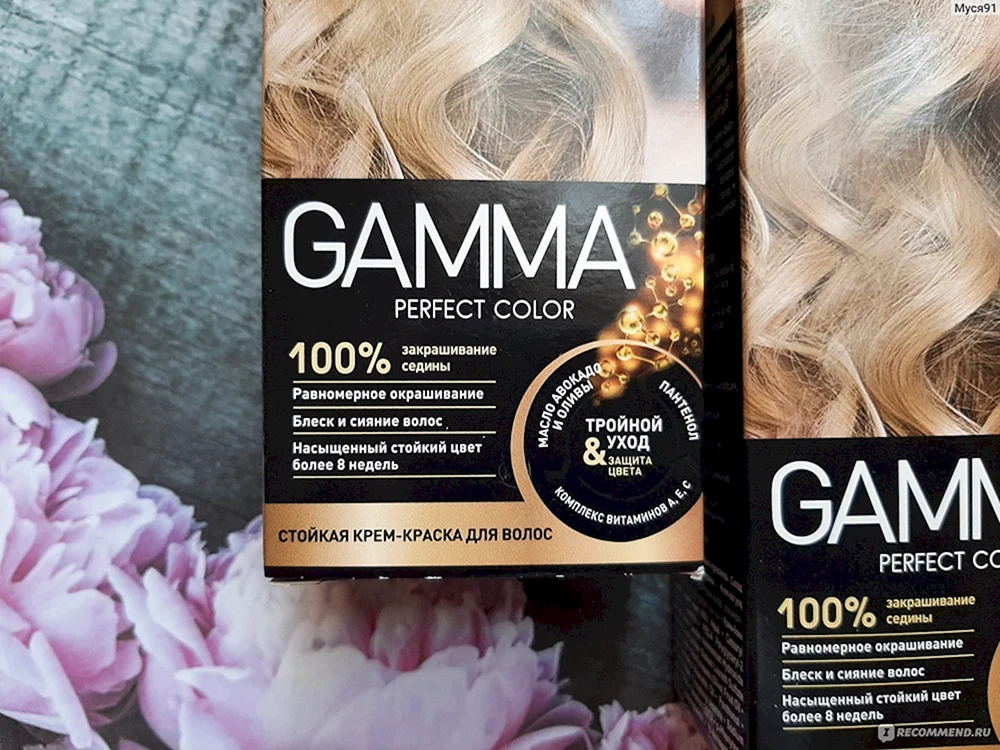 Gamma perfekte Farbe Haarfärbemittel Loreal Palette