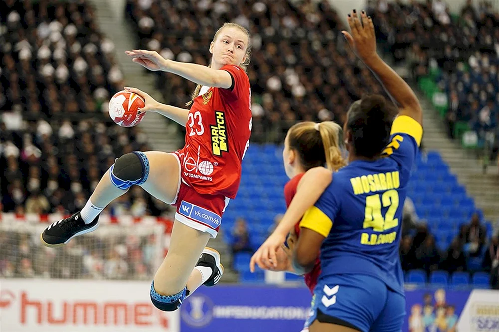 CSKA handball Spielerin Elena Mikhailichenko