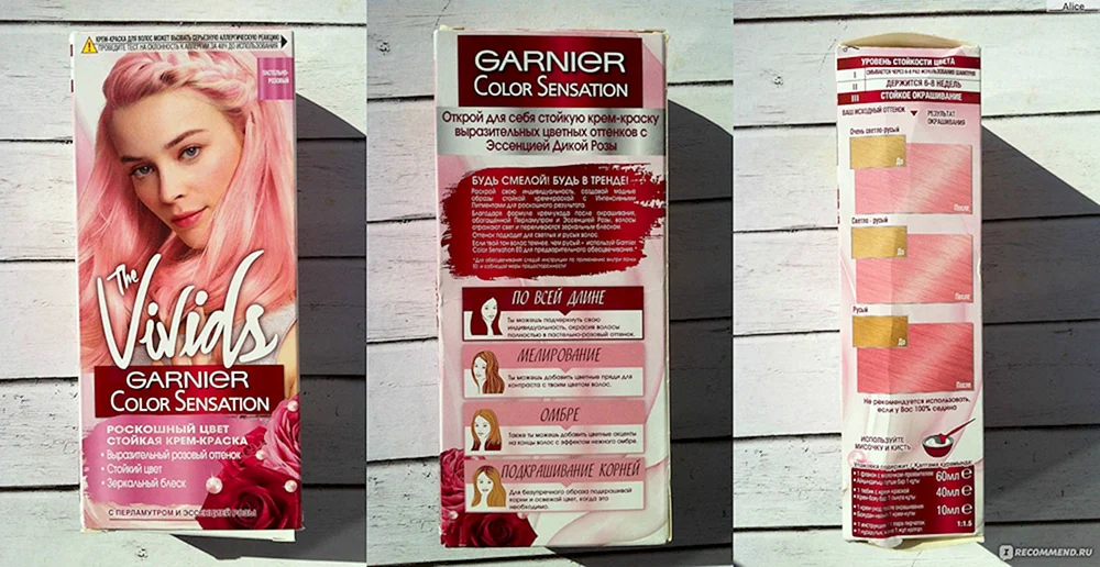 Rose Gold Haarfarbe