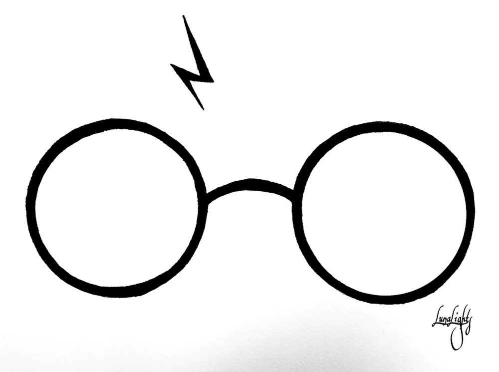 Harry Potter Brille Skizze