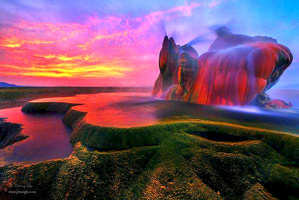 Fly Geyser Nevada USA