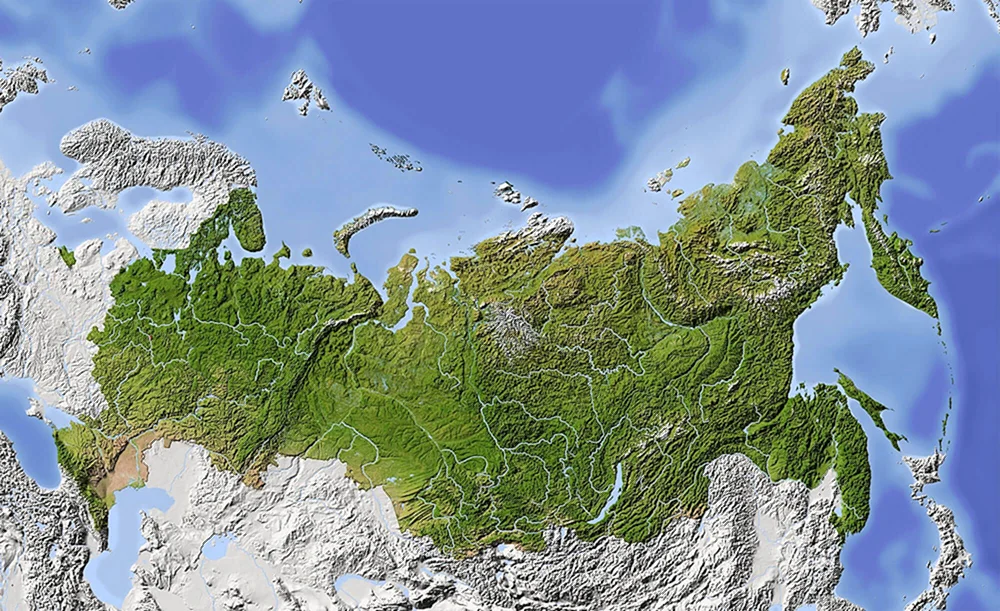 Umriss von Russland