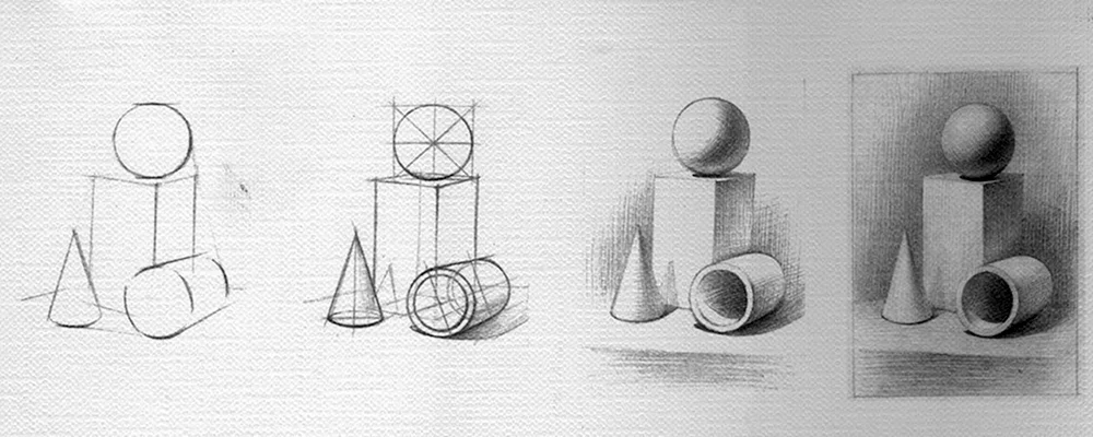 Geometrische Figuren zum Zeichnen