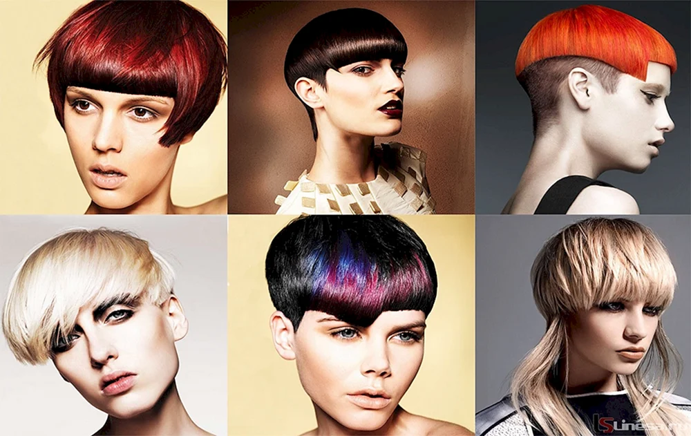 Geometrische Frisuren