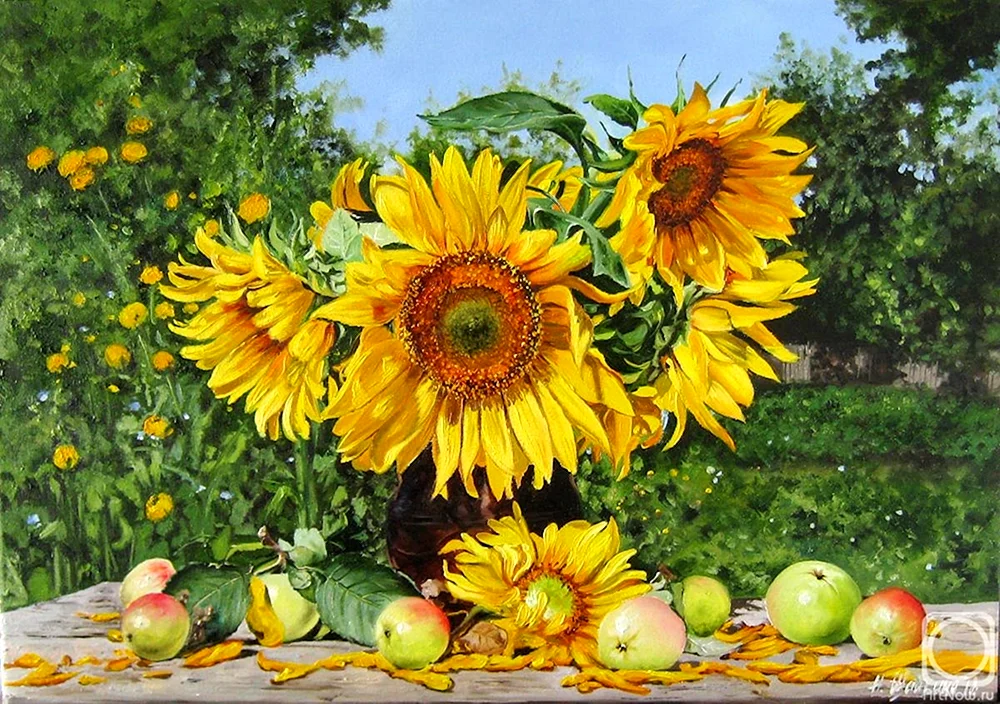 Gerhard Nesvadba Sonnenblumen