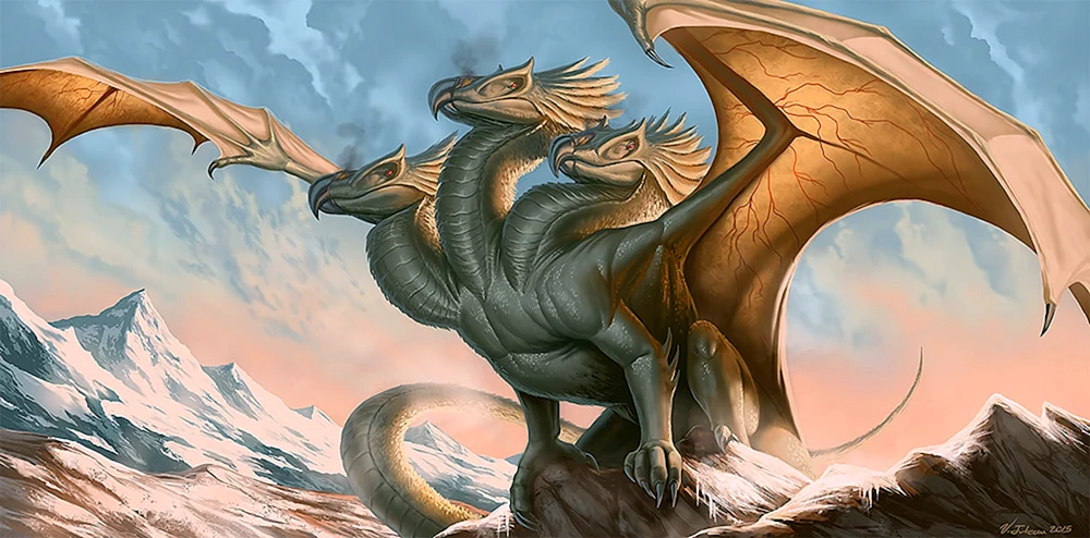 Hydra wyvern Drache
