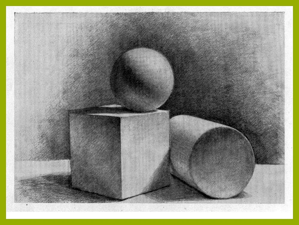 Gipsfiguren Lichtschatten