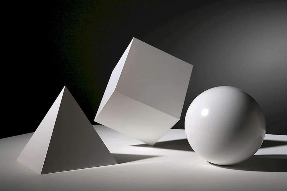 Gips geometrische Figuren