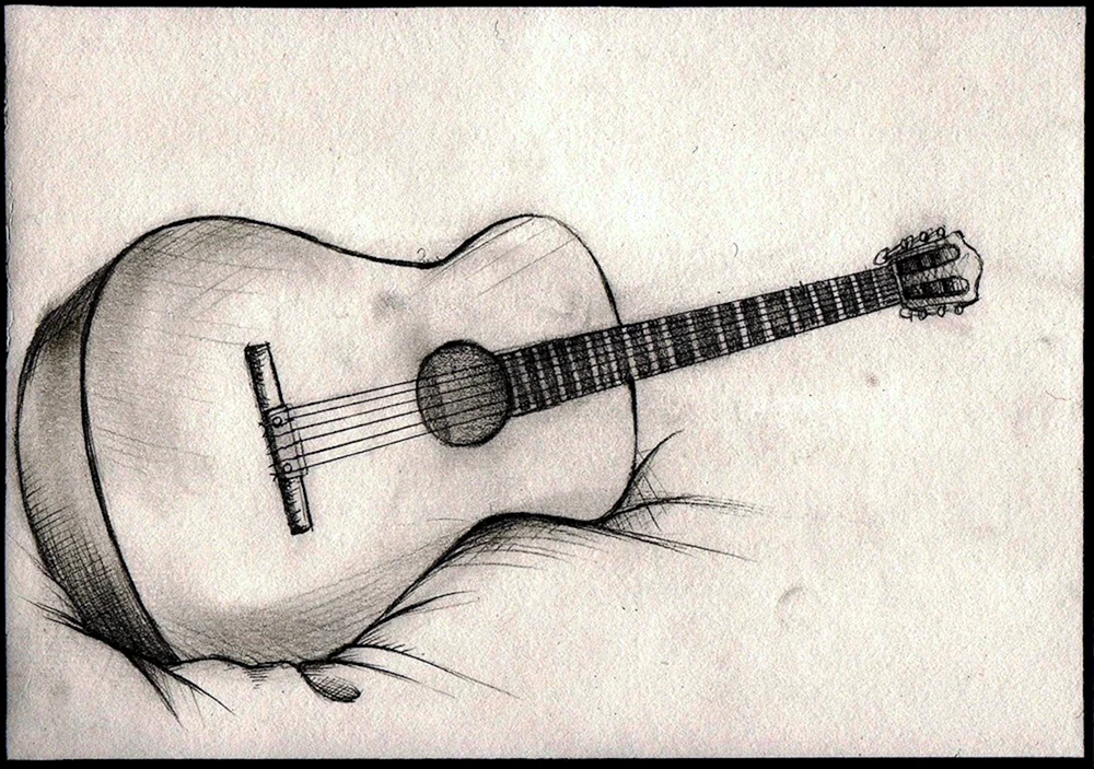 Gitarre Zeichnung