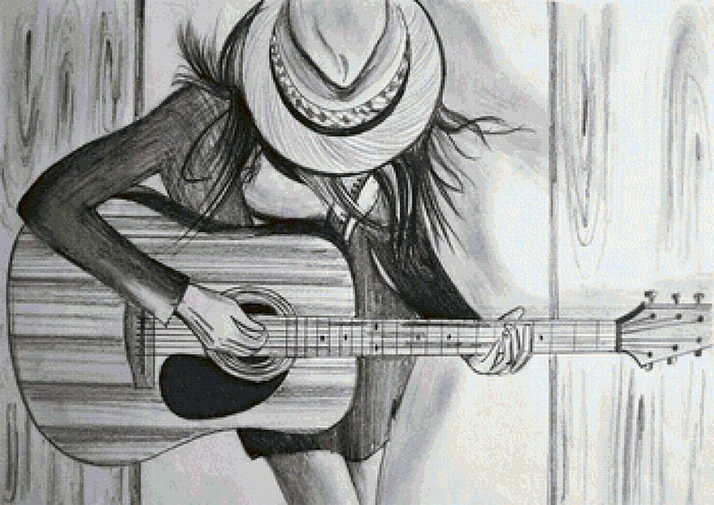 Gitarre Zeichnung