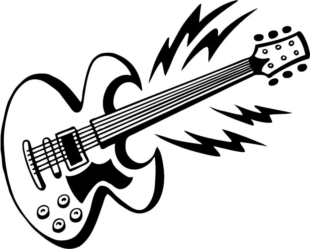 Gitarre Zeichnung