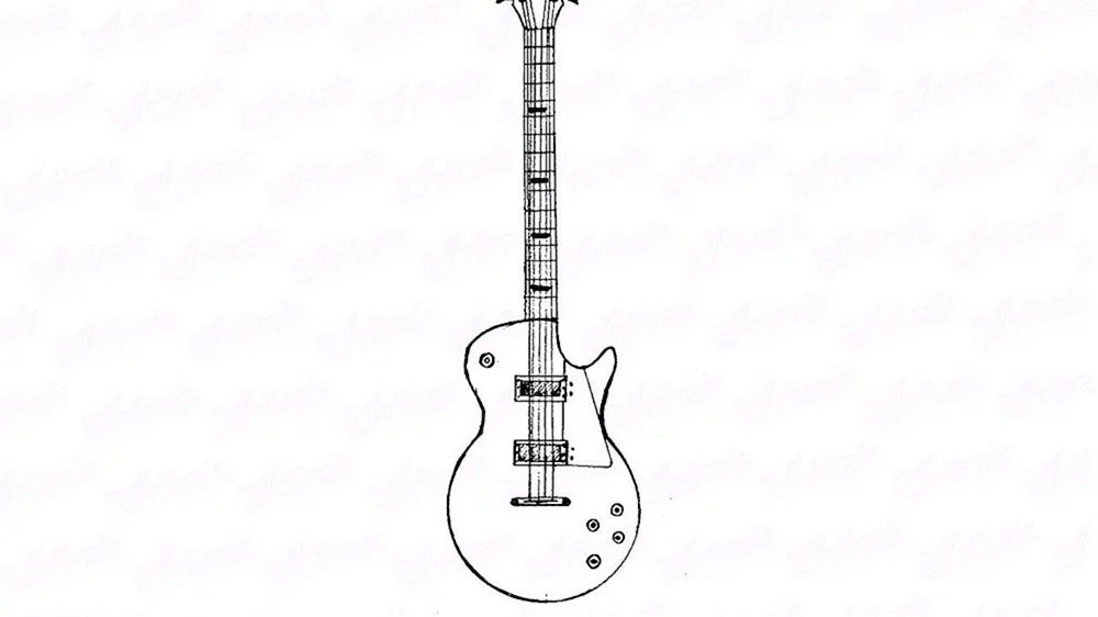 Gitarre Zeichnung