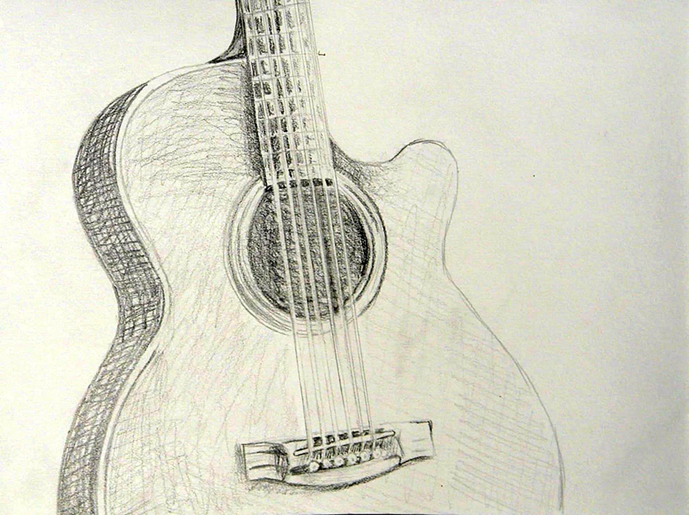 Gitarre Zeichnung